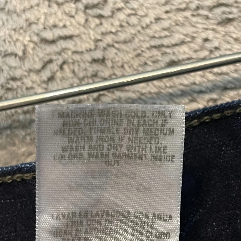 Signature Levis Mens Straight Leg Denim Jean 38x31* Americana Smart Casual Dark